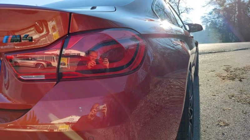 protection céramique sur une BMW M4 près d'Annecy