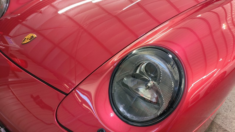 Porsche 993 Targa - detailing complet intérieur et extérieur près de Villaz en Haute-Savoie