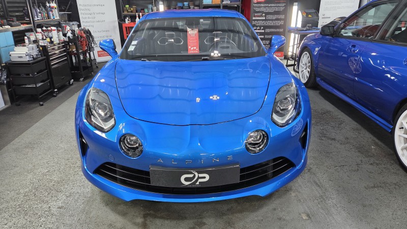 protection céramisue longue durée sur une Alpine A110 de 2019