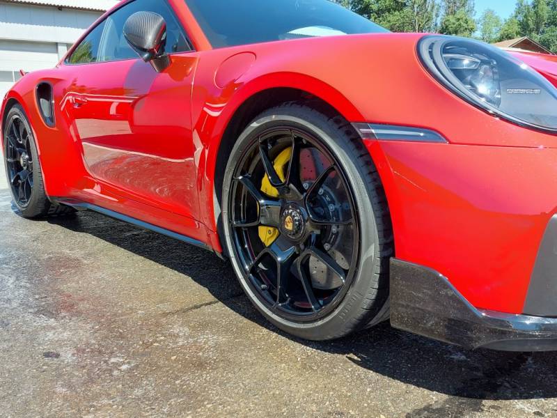 Porsche 911 turbo S - Detailing extérieur près d'Annecy en Haute-Savoie