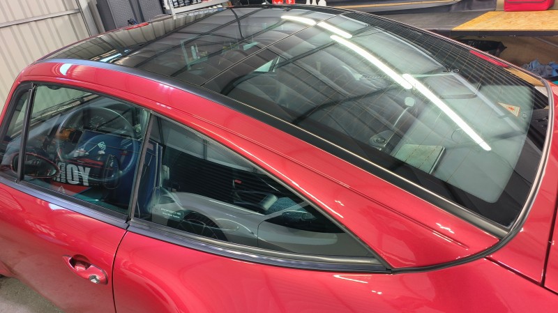 Porsche 993 Targa - detailing complet intérieur et extérieur près de Villaz en Haute-Savoie