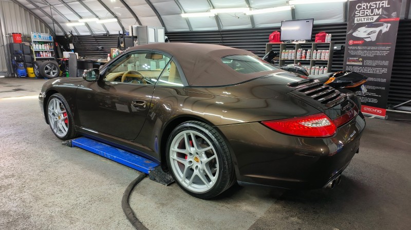 Préparation Prestige Porsche 911 Cabriolet Annecy proche de Chambéry | Swissvax Concorso