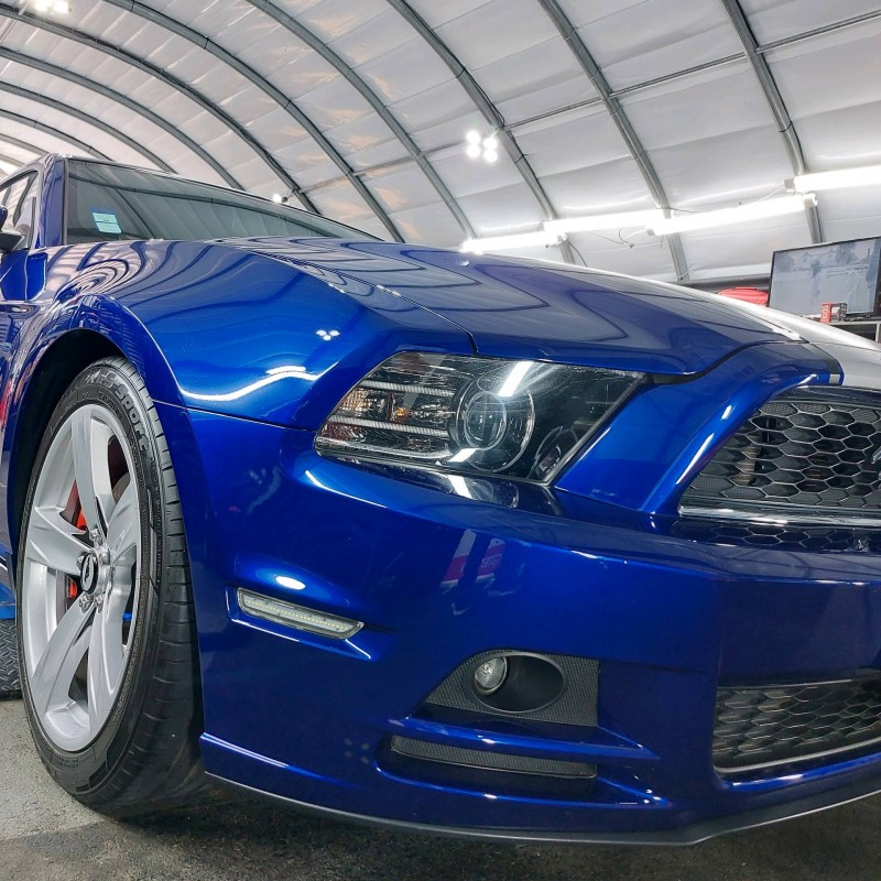 protection céramique d'une ford Mustang près d'Annecy