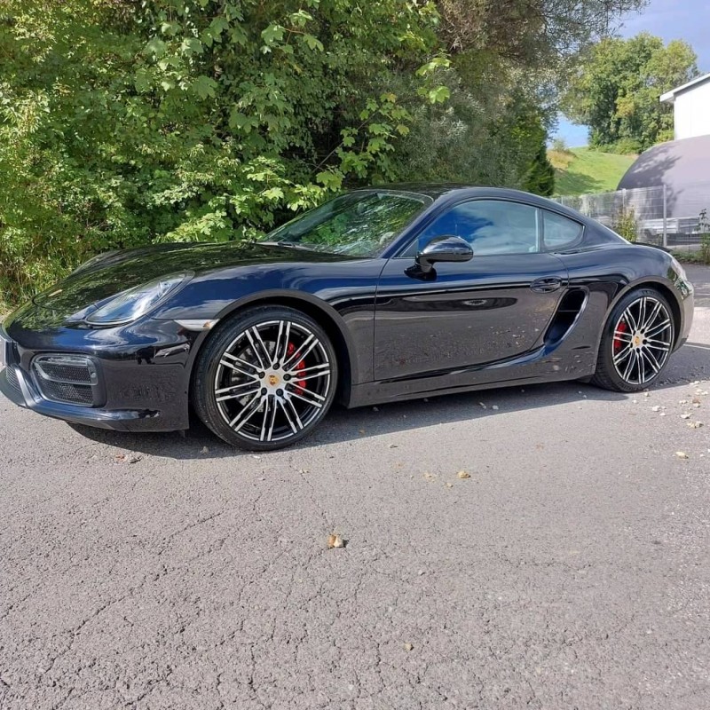 polissage d'une Porsche Cayman GTS à Annecy