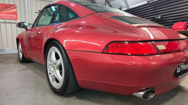 Porsche 993 Targa - detailing complet intérieur et extérieur près de Villaz en Haute-Savoie