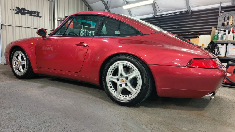 Porsche 993 Targa - detailing complet intérieur et extérieur près de Villaz en Haute-Savoie