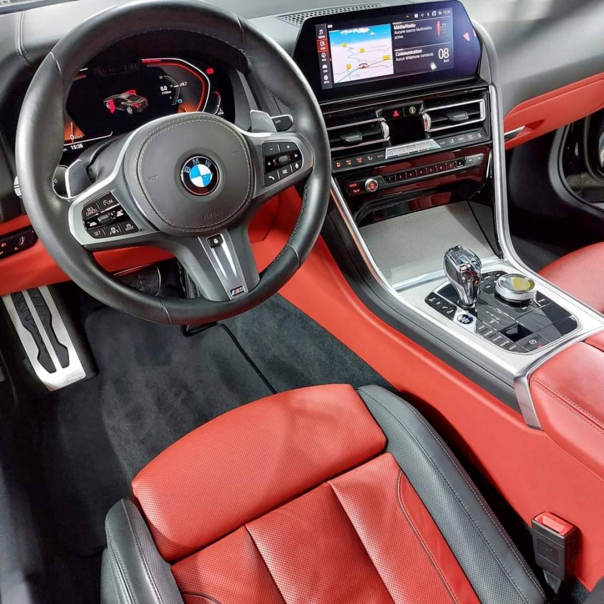 BMW série 8 - préparation esthétique complete nettoyage intérieur et extérieur près d'Argonay en Haute-Savoie
