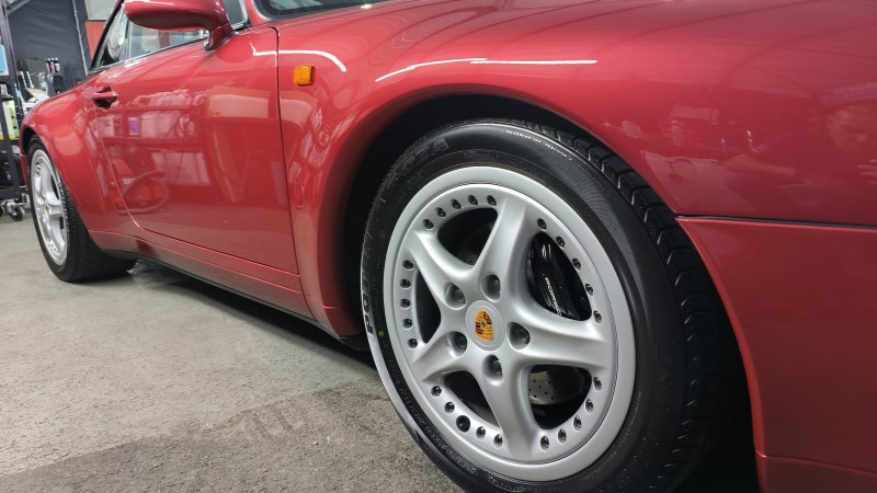 Porsche 993 Targa - detailing complet intérieur et extérieur près de Villaz en Haute-Savoie