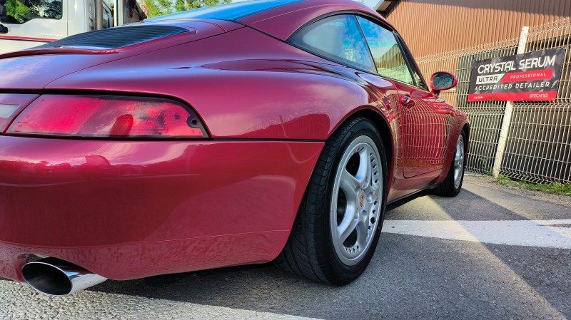Porsche 993 Targa - detailing complet intérieur et extérieur près de Villaz en Haute-Savoie