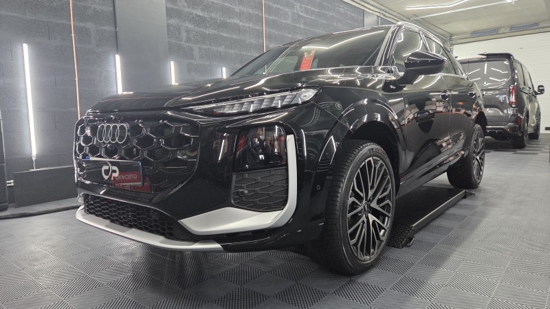 protection ceramique sur une Audi A3 noir 2025 à Annecy proche d'Anemasse en Haute-savoie