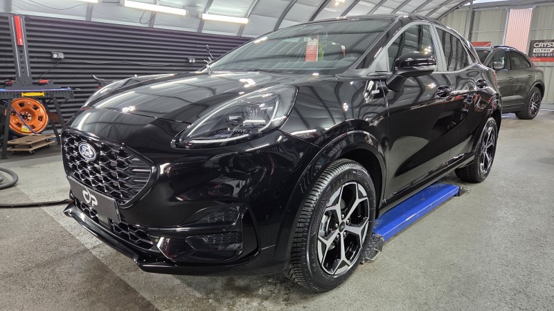 protection céramique sur une ford puma ST Line près d'annecy en haute-savoie