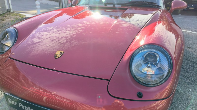 Porsche 993 Targa - detailing complet intérieur et extérieur près de Villaz en Haute-Savoie