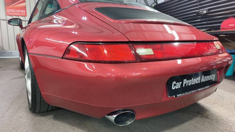 Porsche 993 Targa - detailing complet intérieur et extérieur près de Villaz en Haute-Savoie