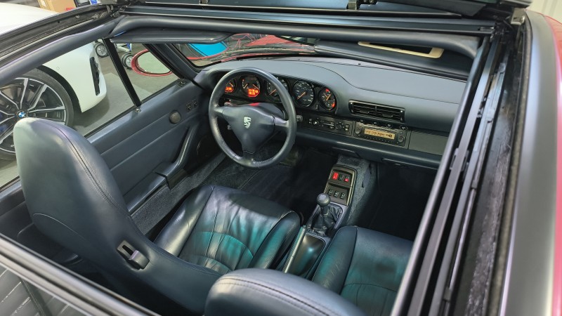 Porsche 993 Targa - detailing complet intérieur et extérieur près de Villaz en Haute-Savoie
